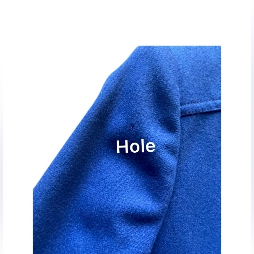 Vintage Celeste Sport Blue Open Blazer 100% Wool Women’s 8 - Picture 7 of 12
